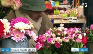 Sarthe : Suzanne, fleuriste au Mans à 86 ans