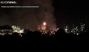 Puissante explosion sur un site pétrochimique à Tarragone