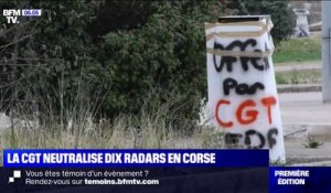 En Corse, la CGT neutralise dix radars en en coupant l'électricité