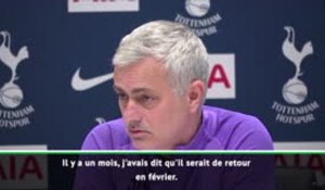 Tottenham - Mourinho : "Lloris, comme une recrue hivernale"