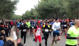 Challenge Maritima 2020: le départ des 10 kms de Castillon