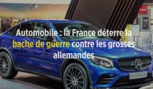 Automobile : la France déterre la hache de guerre contre les grosses allemandes