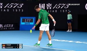 Sur ce point, Struff a cloué Djokovic