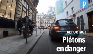 Paris : dur d'être un piéton, entre scooters, travaux, et priorités non respectées