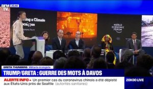 Donald Trump/Greta Thunberg: la guerre des mots au Forum économique de Davos