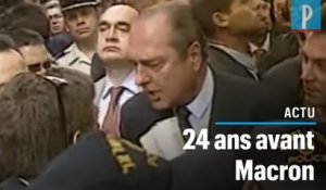 Emmanuel Macron à Jérusalem : une altercation façon Jacques Chirac