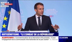 Emmanuel Macron: "La liberté d'expression, ce n'est pas la propagation de la haine"