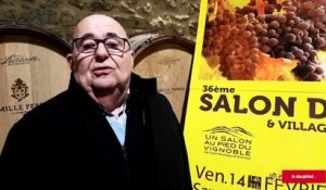 Jean-Etienne Guibert présente la 36e édition du Salon des vins de Tain-l'Hermitage