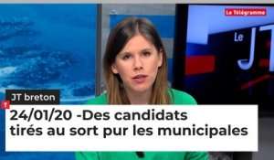 JT breton du vendredi 24 janvier 2020 : des candidats tirés au sort pur les municipales