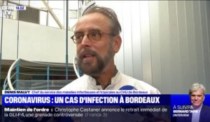 Coronavirus: le patient hospitalisé à Bordeaux souffre toujours de "fièvre et de "toux", mais son état est stable