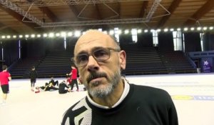 Gilles Derot avant la reprise d'Istres Provence Handball face à Aix