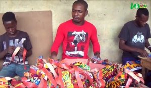 Togo:un ancien footballeur professionnel se reconvertit dans la fabrication d’éventails Made in Togo