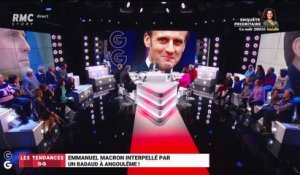 Les tendances GG : Emmanuel Macron interpellé par un badaud à Angoulême ! - 31/01