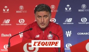 Galtier «La volonté de réduire un peu le groupe» - Foot - L1 - LOSC
