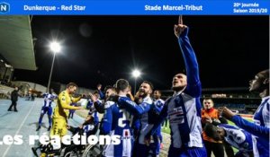 Réactions USLD - Red Star (J20)