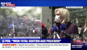 Marine Le Pen (RN): "Il faut qu'on ne puisse plus toucher à un policier sans que les conséquences pénales soient extrêmement dures."
