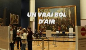 Sans touristes, le musée du Louvre retrouve un nouveau public