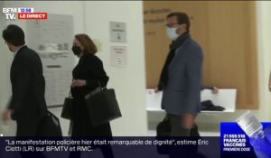 Procès Bygmalion: Jérôme Lavrilleux arrive au tribunal