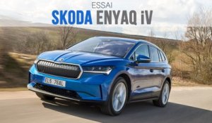 1er essai (prise en main) du Skoda Enyaq iV 100% électrique (2021)