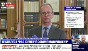 Féminicide à Hayange: le procureur affirme que le suspect n'était pas "identifié comme étant un conjoint violent"