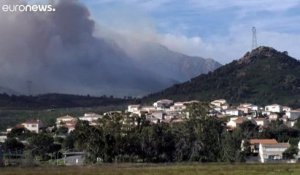 La Corse face à la tempête et aux flammes