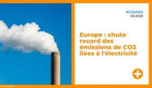 Europe : chute record des émissions de CO2 liées à l'électricité