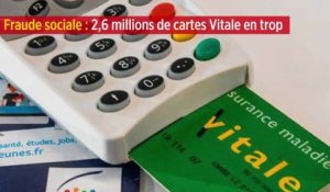 Fraude sociale : 2,6 millions de cartes Vitale en trop