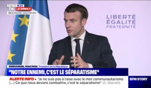 Emmanuel Macron: "Je ne suis pas à l'aise avec le mot communautarisme [...] ce que nous devons combattre, c'est le séparatisme"