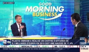 Laurent Favre (Plastic Omnium) : Plastic Omnium a réalisé un chiffre d'affaires de 9,1 milliards d'euros en 2019 (+11,4%) - 19/02