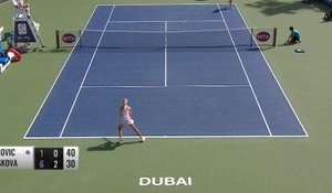 Dubaï - Pliskova sans pitié contre Mladenovic