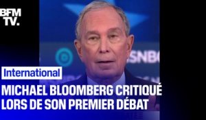 Primaires démocrates: Michael Bloomberg assailli de critiques pour son premier débat