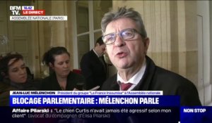 Retraites: pour Jean-Luc Mélenchon, "les députés de la majorité déclenchent des incidents"