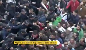 Algérie : des milliers de manifestants dans la rue un an après la naissance du Hirak