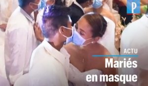 Coronavirus : ils se marient en masse dans la crainte de la maladie aux Philippines