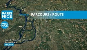 Parcours /Route - Étape 6/Stage 6 : Paris - Nice  2020