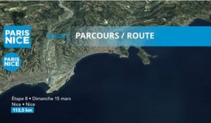 Parcours /Route - Étape 8/Stage 8 : Paris - Nice  2020