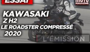 KAWASAKI Z H2 2020 - Tour de manège à moto !