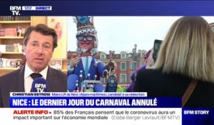 Coronavirus: Christian Estrosi annonce l'annulation du dernier jour du Carnaval de Nice