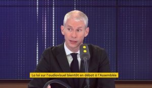 Redevance audiovisuelle, grève à Radio France, réforme de l'audiovisuel... Franck Riester s'est exprimé sur franceinfo