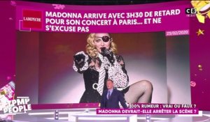 Madonna devrait-elle arrêter la scène ?