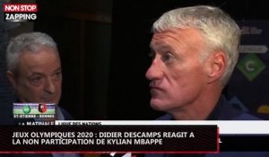 Jeux Olympiques 2020 : Didier Deschamps réagit au refus du PSG de libérer Kylian Mbappé (Vidéo)