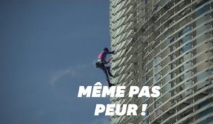 Contre la peur du coronavirus, le "Spider-Man français" réalise un nouvel exploit