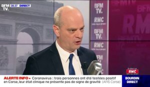 Coronavirus: "150 établissements scolaires sont fermés à l'heure actuelle" déclare Jean-Michel Blanquer