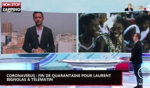 Coronavirus : Fin de quarantaine pour Laurent Bignolas à Télématin (vidéo)