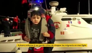 La Turquie demande de stopper les migrants en mer Égée