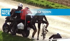 Paris-Nice 2020 - Étape 2 / Stage 2 - Chute Quintana/ Quintana Down