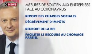 Coronavirus : le gouvernement détaille les mesures de soutien pour les entreprises