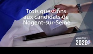 Municipales à Nogent-sur-Seine : trois questions aux candidats