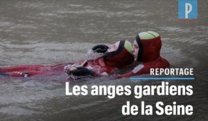 Paris : sur la Seine avec les pompiers plongeurs