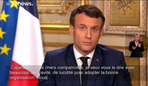 Covid-19 : le président Macron annonce la fermeture des établissements scolaires à partir de lundi